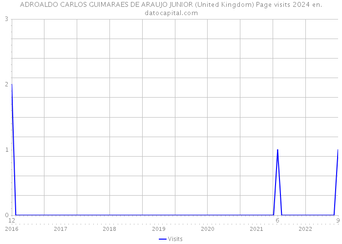 ADROALDO CARLOS GUIMARAES DE ARAUJO JUNIOR (United Kingdom) Page visits 2024 