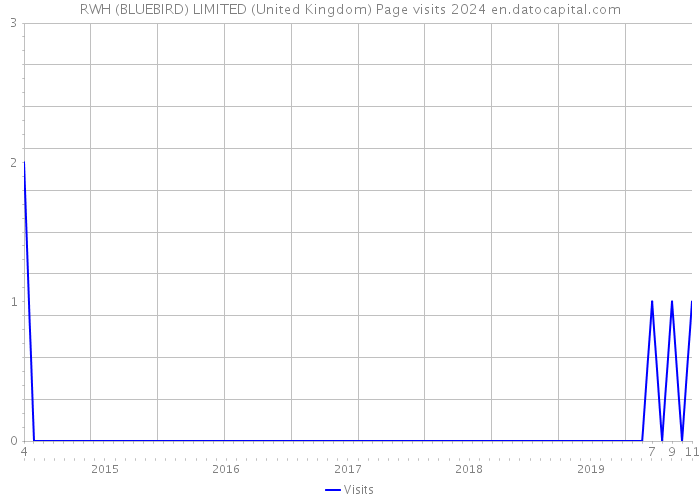 RWH (BLUEBIRD) LIMITED (United Kingdom) Page visits 2024 