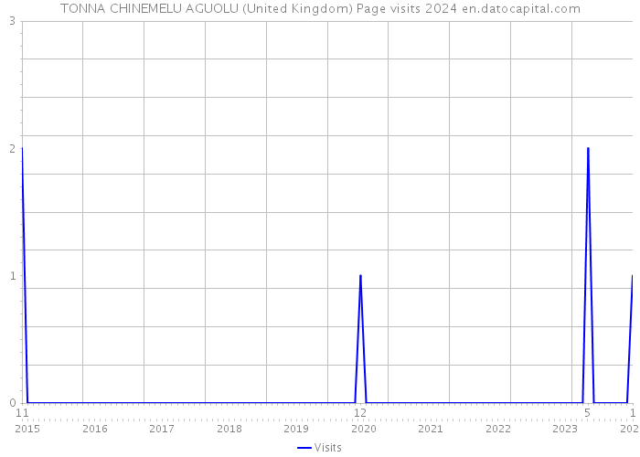 TONNA CHINEMELU AGUOLU (United Kingdom) Page visits 2024 