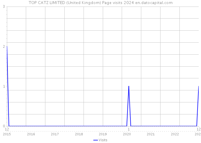TOP CATZ LIMITED (United Kingdom) Page visits 2024 