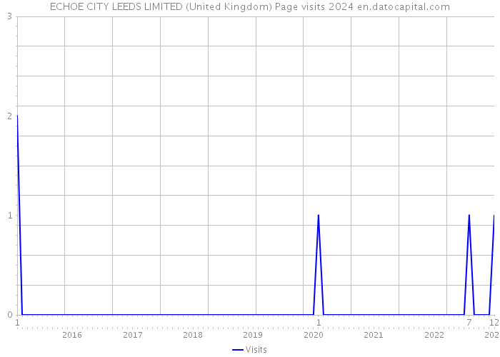 ECHOE CITY LEEDS LIMITED (United Kingdom) Page visits 2024 