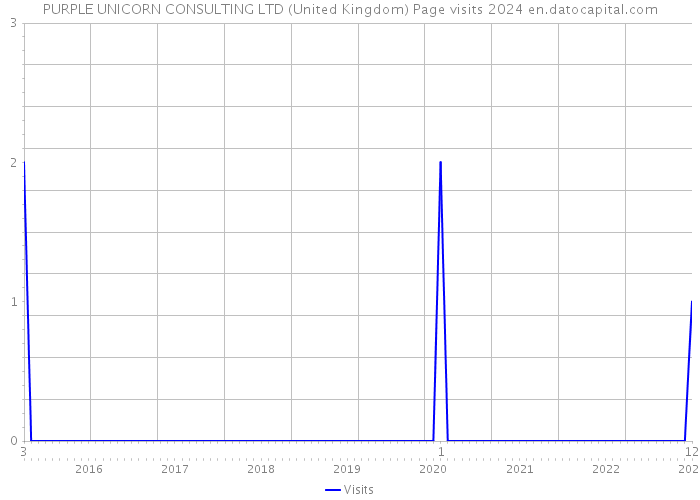 PURPLE UNICORN CONSULTING LTD (United Kingdom) Page visits 2024 
