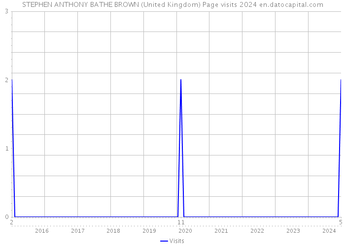 STEPHEN ANTHONY BATHE BROWN (United Kingdom) Page visits 2024 
