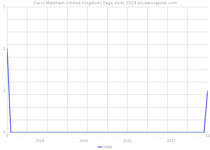 Carol Maleham (United Kingdom) Page visits 2024 