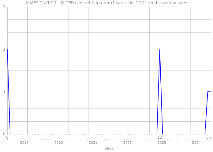 JAMES TAYLOR LIMITED (United Kingdom) Page visits 2024 
