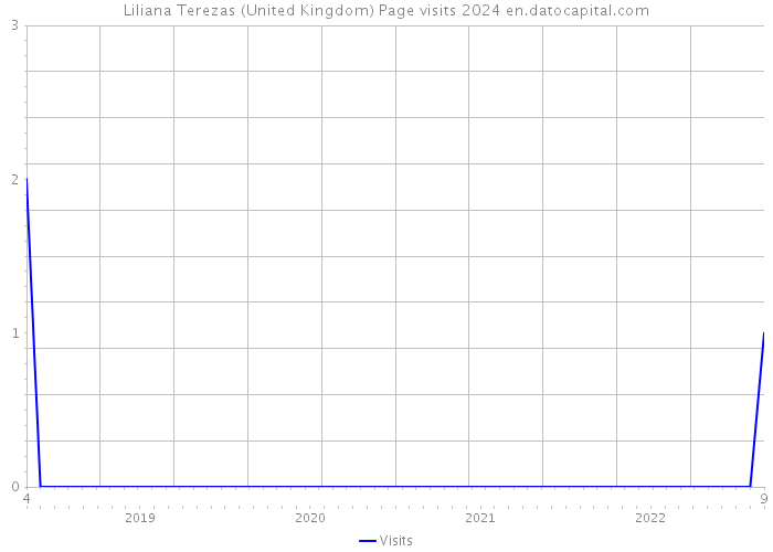 Liliana Terezas (United Kingdom) Page visits 2024 