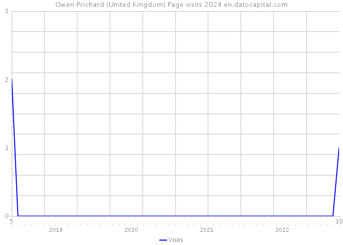 Owen Prichard (United Kingdom) Page visits 2024 