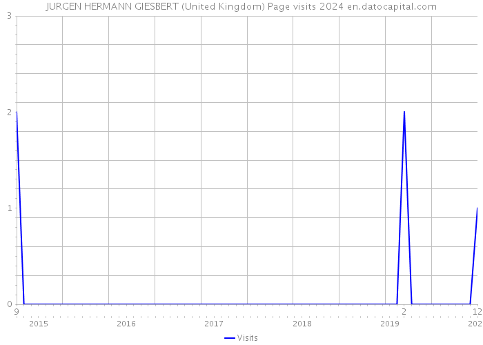 JURGEN HERMANN GIESBERT (United Kingdom) Page visits 2024 