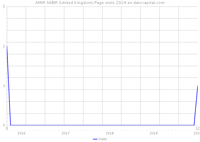 AMIR SABIR (United Kingdom) Page visits 2024 