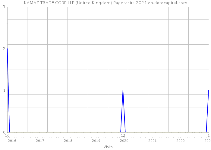 KAMAZ TRADE CORP LLP (United Kingdom) Page visits 2024 