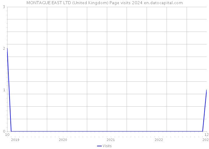 MONTAGUE EAST LTD (United Kingdom) Page visits 2024 