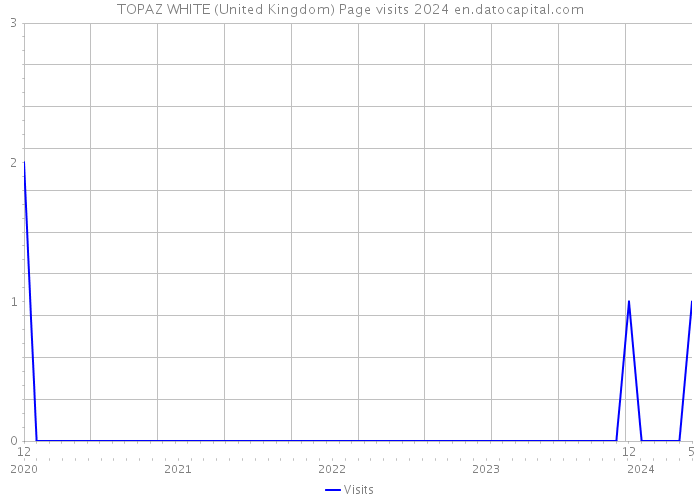 TOPAZ WHITE (United Kingdom) Page visits 2024 