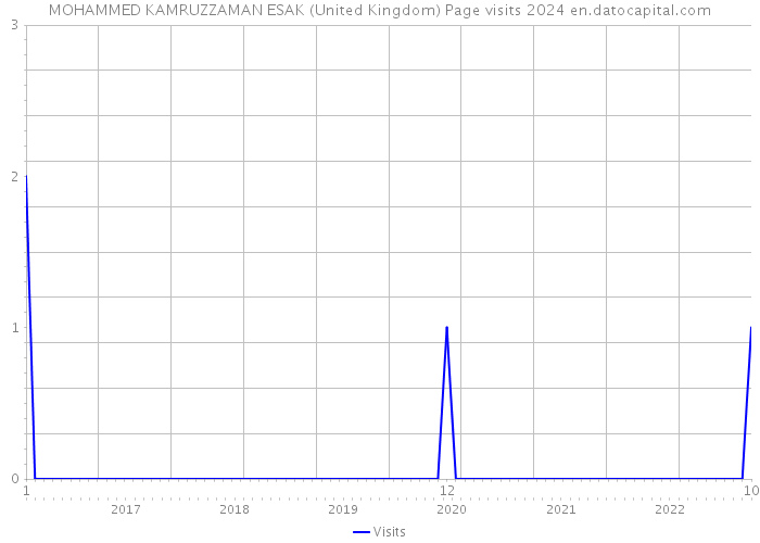 MOHAMMED KAMRUZZAMAN ESAK (United Kingdom) Page visits 2024 
