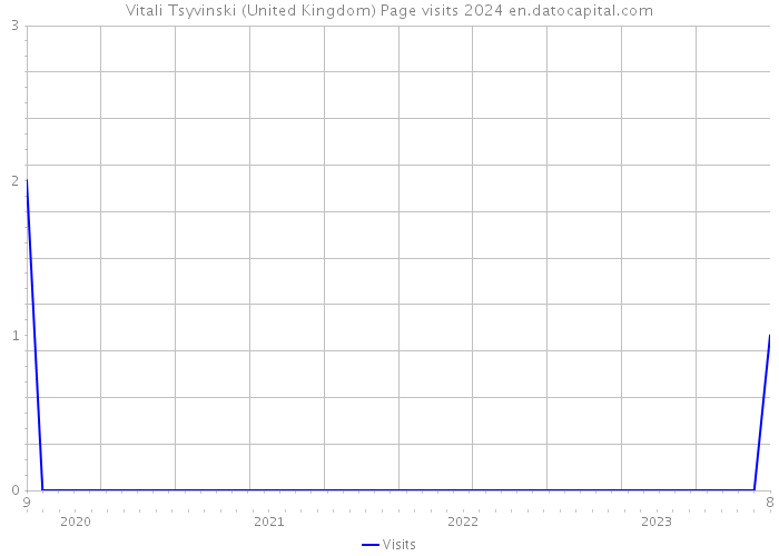 Vitali Tsyvinski (United Kingdom) Page visits 2024 
