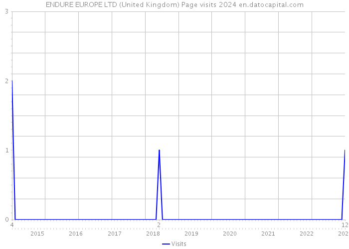 ENDURE EUROPE LTD (United Kingdom) Page visits 2024 