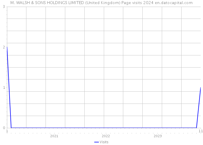 M. WALSH & SONS HOLDINGS LIMITED (United Kingdom) Page visits 2024 
