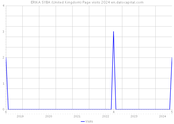 ERIKA SYBA (United Kingdom) Page visits 2024 