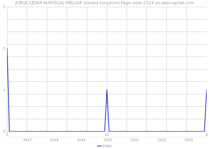 JORGE CESAR MARISCAL MELGAR (United Kingdom) Page visits 2024 