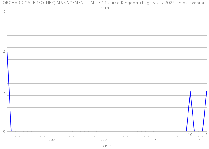 ORCHARD GATE (BOLNEY) MANAGEMENT LIMITED (United Kingdom) Page visits 2024 