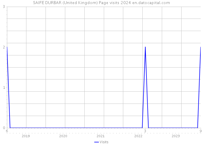 SAIFE DURBAR (United Kingdom) Page visits 2024 