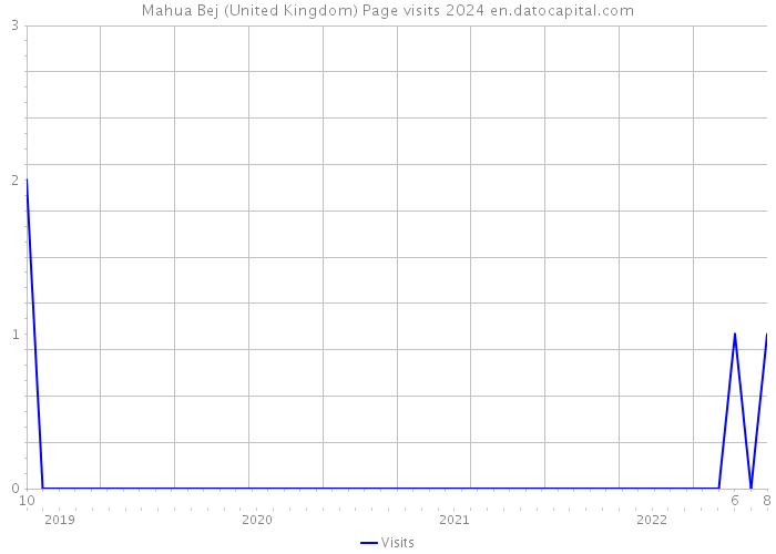 Mahua Bej (United Kingdom) Page visits 2024 