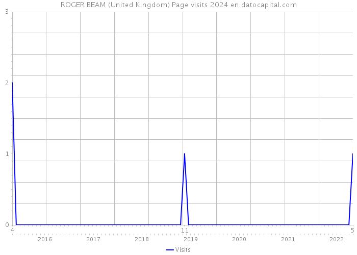 ROGER BEAM (United Kingdom) Page visits 2024 