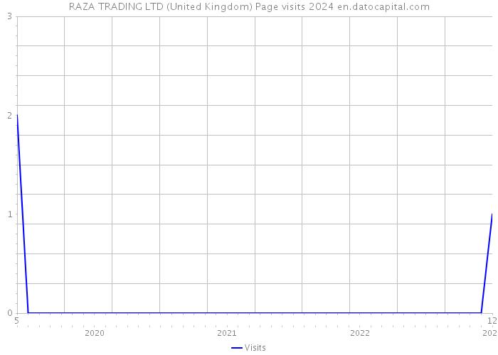 RAZA TRADING LTD (United Kingdom) Page visits 2024 