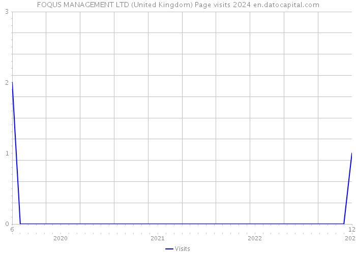FOQUS MANAGEMENT LTD (United Kingdom) Page visits 2024 