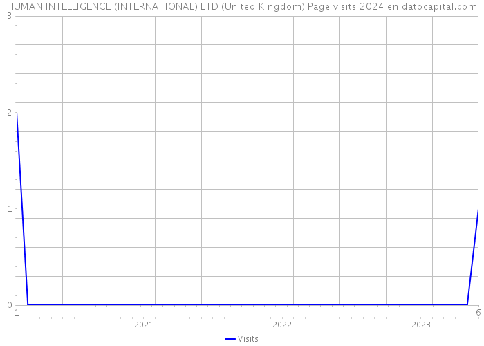 HUMAN INTELLIGENCE (INTERNATIONAL) LTD (United Kingdom) Page visits 2024 