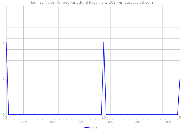 Naohisa Natori (United Kingdom) Page visits 2024 