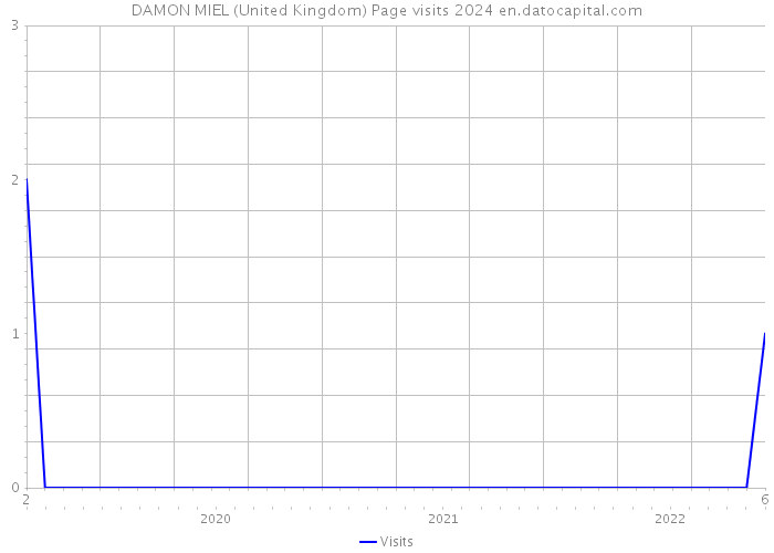 DAMON MIEL (United Kingdom) Page visits 2024 