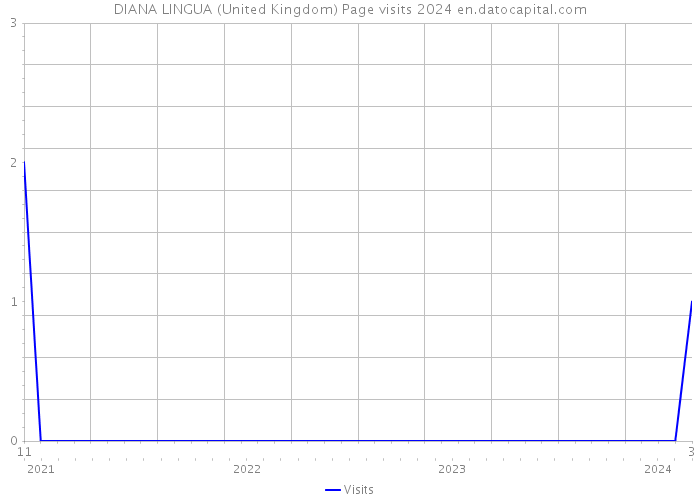 DIANA LINGUA (United Kingdom) Page visits 2024 