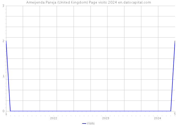 Ameijenda Pareja (United Kingdom) Page visits 2024 
