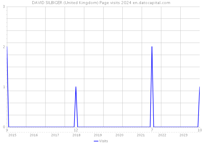 DAVID SILBIGER (United Kingdom) Page visits 2024 