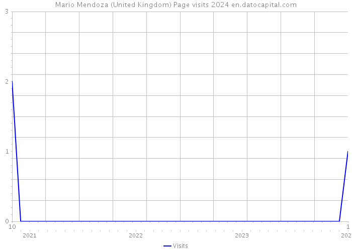 Mario Mendoza (United Kingdom) Page visits 2024 