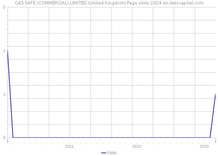 GAS SAFE (COMMERCIAL) LIMITED (United Kingdom) Page visits 2024 
