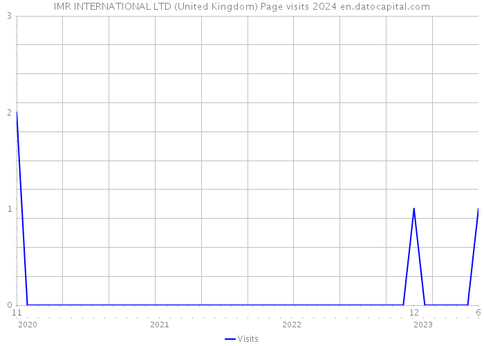 IMR INTERNATIONAL LTD (United Kingdom) Page visits 2024 