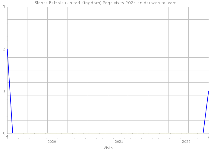 Blanca Balzola (United Kingdom) Page visits 2024 