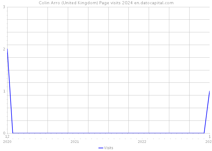 Colin Arro (United Kingdom) Page visits 2024 