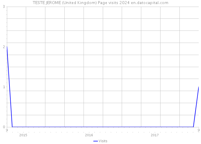 TESTE JEROME (United Kingdom) Page visits 2024 