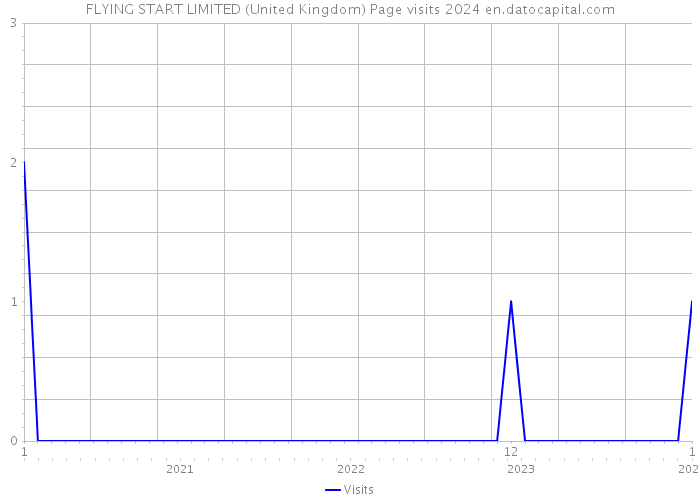 FLYING START LIMITED (United Kingdom) Page visits 2024 