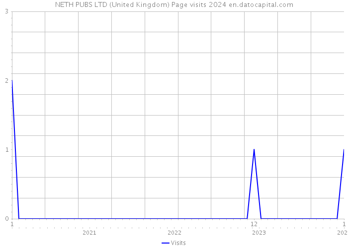 NETH PUBS LTD (United Kingdom) Page visits 2024 