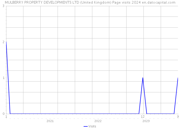 MULBERRY PROPERTY DEVELOPMENTS LTD (United Kingdom) Page visits 2024 