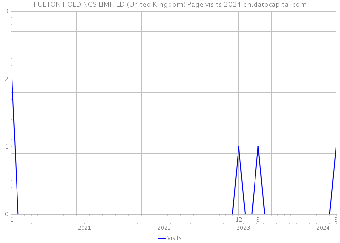 FULTON HOLDINGS LIMITED (United Kingdom) Page visits 2024 