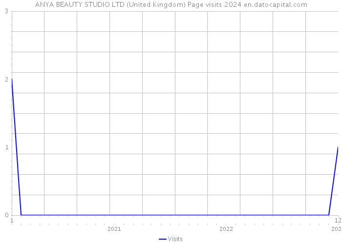 ANYA BEAUTY STUDIO LTD (United Kingdom) Page visits 2024 