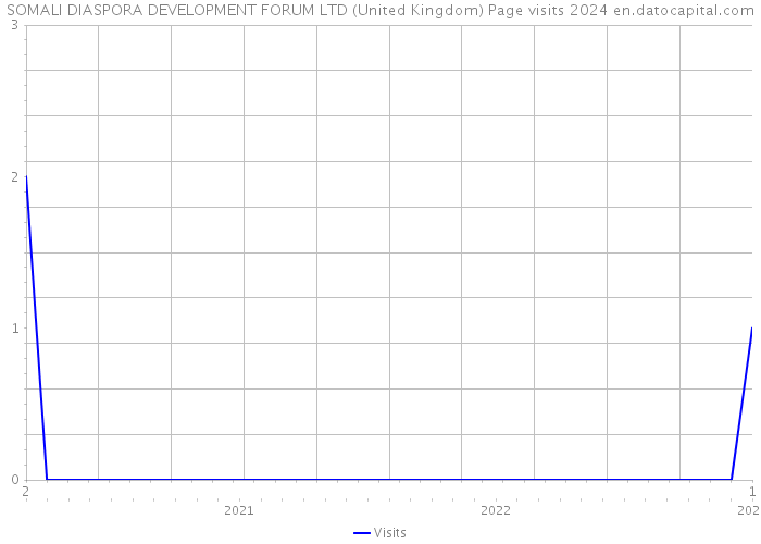 SOMALI DIASPORA DEVELOPMENT FORUM LTD (United Kingdom) Page visits 2024 