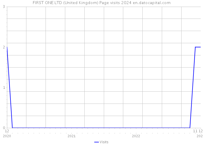 FIRST ONE LTD (United Kingdom) Page visits 2024 