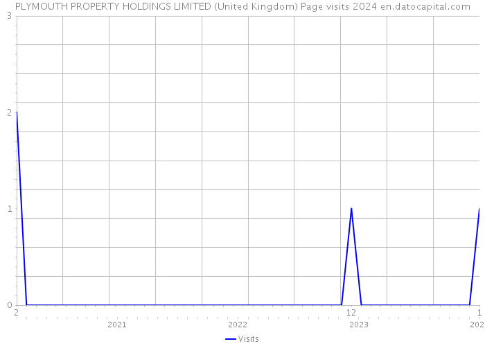 PLYMOUTH PROPERTY HOLDINGS LIMITED (United Kingdom) Page visits 2024 