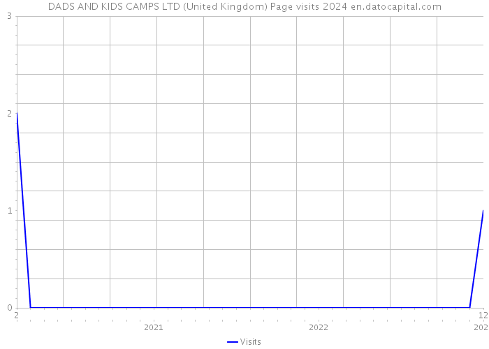 DADS AND KIDS CAMPS LTD (United Kingdom) Page visits 2024 