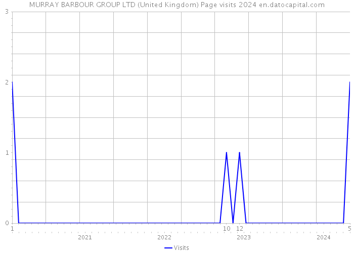 MURRAY BARBOUR GROUP LTD (United Kingdom) Page visits 2024 